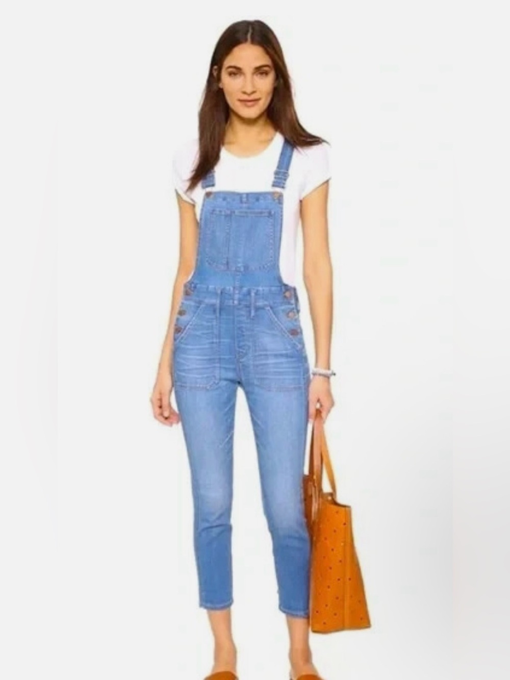 Madewell Light Blue Denim Women's Jean Overalls